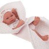 Antonio Juan doll 42 cm - Newborn Nica girl and padding blanket