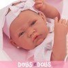 Antonio Juan doll 42 cm - Newborn girl and sleeping bag
