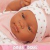 Antonio Juan doll 42 cm - Newborn Mestiza with cushion