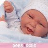 Antonio Juan doll 42 cm - Newborn boy Carlo with blanket