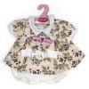 Outfit for Antonio Juan doll 40-42 cm - Pale pink printed dress with headband