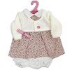 Outfit for Antonio Juan doll 40-42 cm - Flower printed dress and jacket