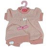 Outfit for Antonio Juan doll 40-42 cm - Pink romper and hat