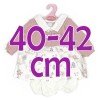 Outfit for Antonio Juan doll 40-42 cm - Bunny printed dress and jacket