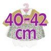 Outfit for Antonio Juan doll 40-42 cm - Bird printed dress and jacket
