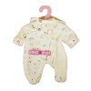 Outfit for Antonio Juan doll 26-27 cm - Cream printed outfit