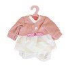 Outfit for Antonio Juan doll 33-34 cm - Pink dots printed outfit with pink jacket