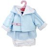 Outfit for Antonio Juan doll 40-42 cm - Printed outfit with light blue jacket