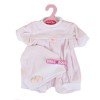 Outfit for Antonio Juan doll 40-42 cm - Pink hearts printed outfit with hat