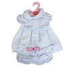 Outfit for Antonio Juan doll 40-42 cm - Blue outfit with gold dots printed