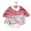 Outfit for Antonio Juan doll 40-42 cm - Flowers printed outfit with jacket