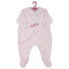 Outfit for Antonio Juan doll 40 - 42 cm - Sweet Reborn Collection - Pink pyjamas with hat "Tartine et chocolat"