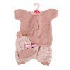 Outfit for Antonio Juan doll 52 cm - Mi Primer Reborn Collection - Knitted pyjamas with hat