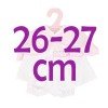 Outfit for Antonio Juan doll 26-27 cm - Printed outfit with pink jacket