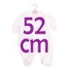 Outfit for Antonio Juan doll 52 cm - Mi Primer Reborn Collection - Penguin pink pyjamas with hat