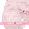 Outfit for Antonio Juan doll 33-34 cm - Stitched pink romper with hat