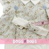 Outfit for Antonio Juan doll 40-42 cm - Flower printed outfit with headband