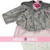 Outfit for Antonio Juan doll 40-42 cm - Pink outfit with printed jacket