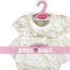 Outfit for Antonio Juan doll 40-42 cm - Stars and dots printed outfit with headband