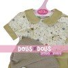 Outfit for Antonio Juan doll 40-42 cm - Stars printed outfit with hat