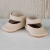 Complements for Así doll 36 to 40 cm - Beige bootie shoes for Guille, Koke and Nelly doll