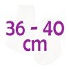 Complements for Así doll 36 to 40 cm - Beige socks