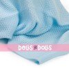 Complements for Así doll - Light blue wool blanket