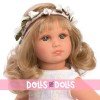 Así doll 40 cm - Nelly Communion organdie with beige lace