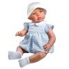 Así doll 46 cm - Leo with blue flowers rompers