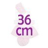 Outfit for Así doll 36 cm - Pink flowers dress with hat for Koke doll