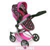 Mika pram 74,5 cm convertible to pushchair for dolls - Bayer Chic 2000 - Pinky Balls