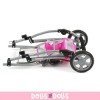 Emotion 3 in 1 doll pram 77 cm - Chair, carrycot and car seat combination - Bayer Chic 2000 - Pinky Balls