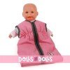 Sleeping bag for dolls to 55 cm - Bayer Chic 2000 - Coral-Grey