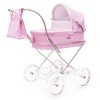 Doll's pram Bebelux 78 cm - Pink Romantic 