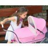 Doll's pram Bebelux 78 cm - Pink Romantic 
