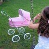 Doll's pram Bebelux 78 cm - Pink Romantic 