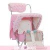 Pink winter kit for Bebelux Big doll pushchair