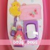 Accessories for dolls Berenguer - Bathtub with 5 accessories