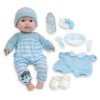 Berenguer Boutique doll 38 cm - With blue pyjamas and accessories