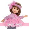 Berjuan doll 22 cm - Boutique dolls - Irene brunette with closet and dress