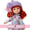 Berjuan doll 35 cm - Boutique dolls - My Girl red haired with liliac hat