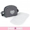 Bag for doll pram - Bayer Chic 2000 - Grey denim