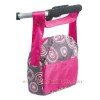 Bag for doll pram - Bayer Chic 2000 - Fuchsia and pearls pattern