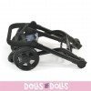 Mika pram 74,5 cm convertible to pushchair for dolls - Bayer Chic 2000 - Blue Denim