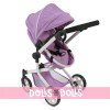 Mika pram 74,5 cm convertible to pushchair for dolls - Bayer Chic 2000 - Lilac