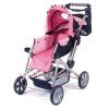 Road Star doll pram 82 cm - Bayer Chic 2000 - Pink and Navy