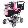 Road Star doll pram 82 cm - Bayer Chic 2000 - Pink and Navy