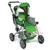 Road Star doll pram 85 cm - Bayer Chic 2000 - Green and Black with butterfly