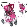 Combi silla y capazo Chic Emotion 2 en 1 Fucsia-Perlas 77 cm