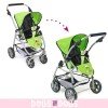 Emotion 2 in 1 doll pram 77 cm - Chair and carrycot combination - Bayer Chic 2000 - Green-bee